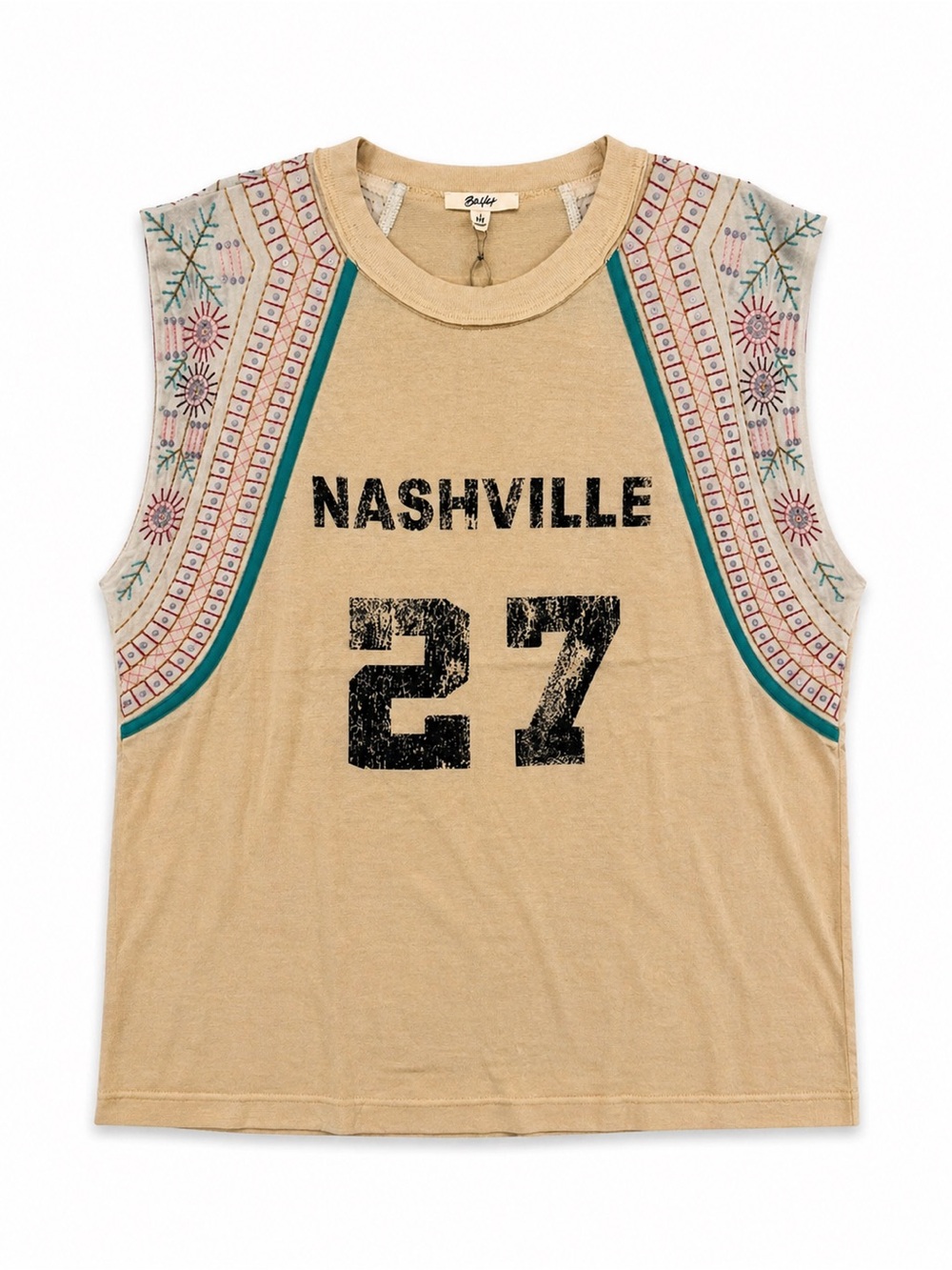 Blue velvet oversized boho top